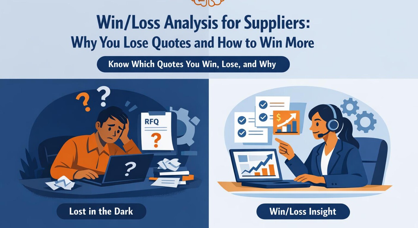 Win/Loss Analysis for Suppliers: Why You Lose Quotes and How to Win More